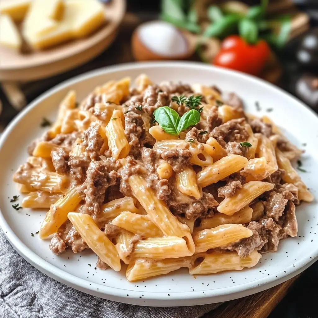 High Protein Beef Stroganoff