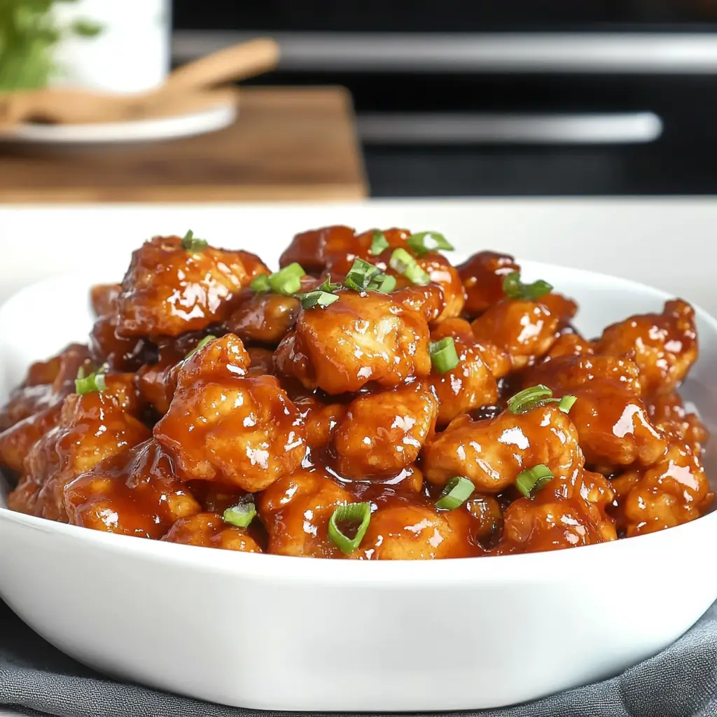 Homemade General Tso's Chicken - No Frying Needed