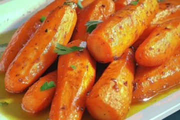 Honey Garlic Butter Roasted Carrots Cafe Delites