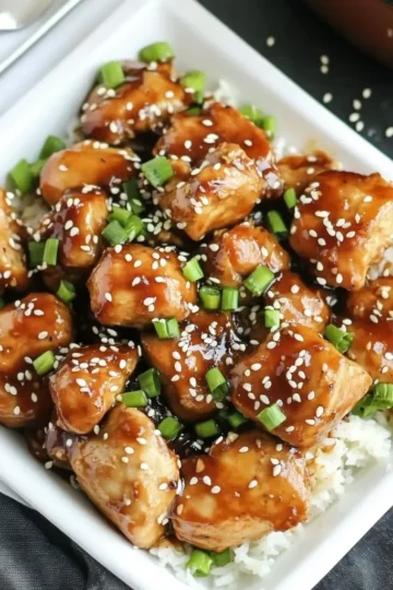 Honey Sesame Instant Pot Chicken