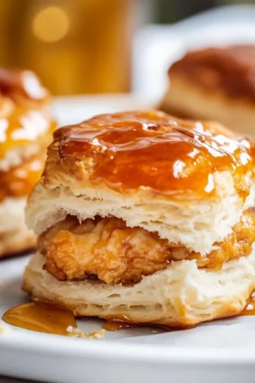 Hot Honey Chicken Biscuits Recipe