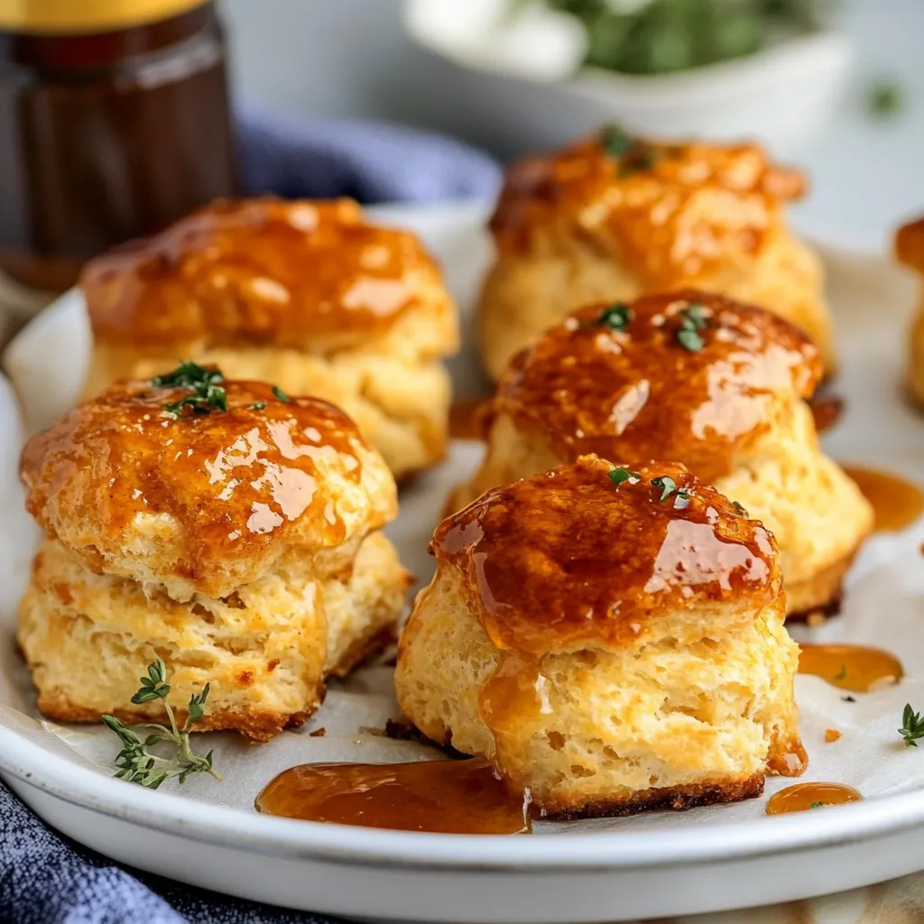 Hot Honey Chicken and Biscuits