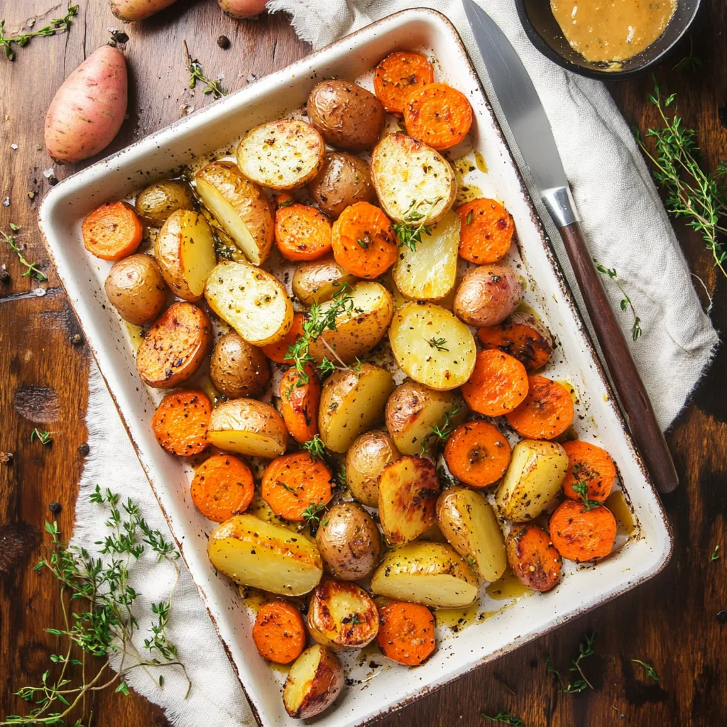 How long to roast potatoes and carrots at 400