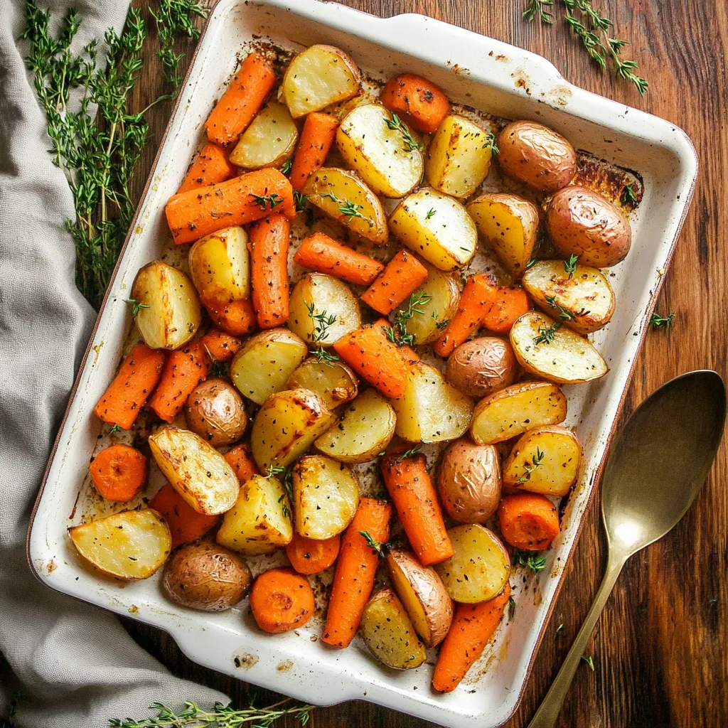 How to cook roast with carrots and potatoes in oven
