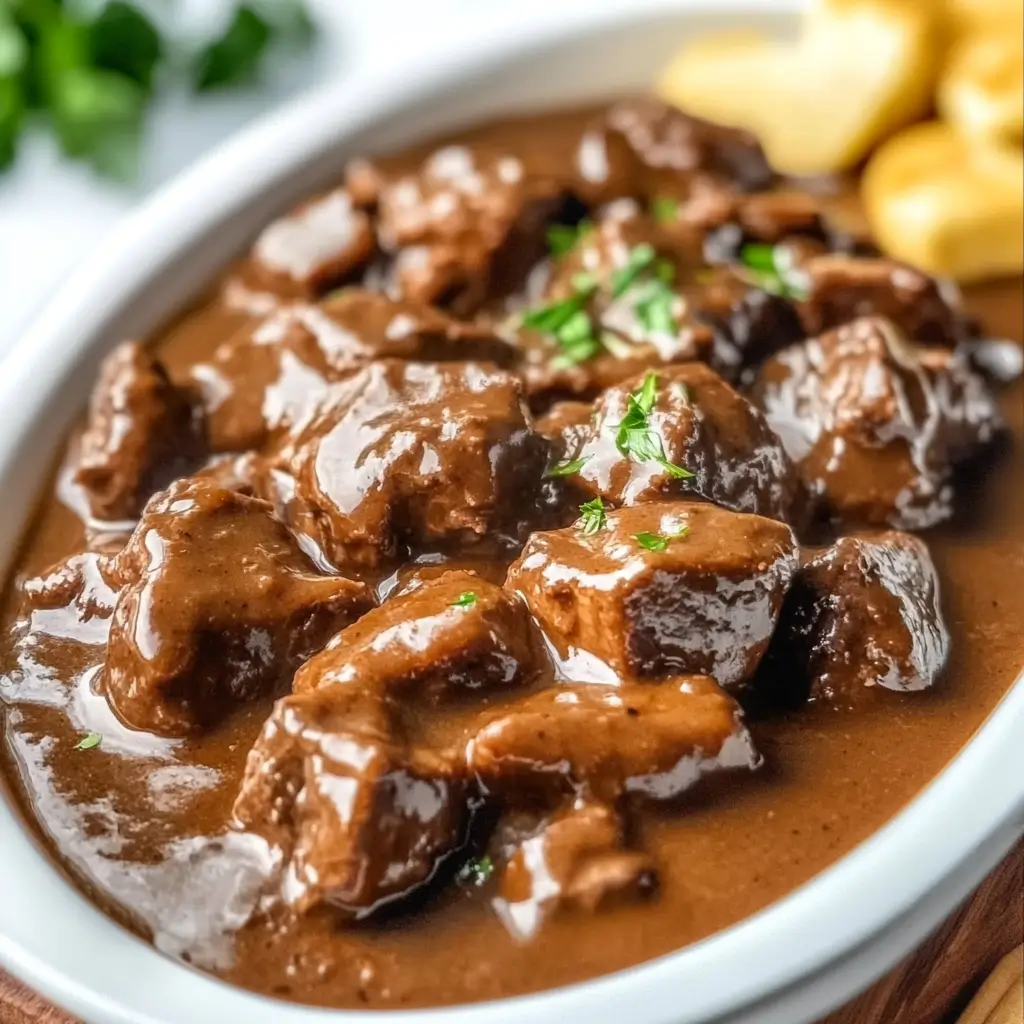 Instant Pot Beef Tips with Gravy in 1 Hour