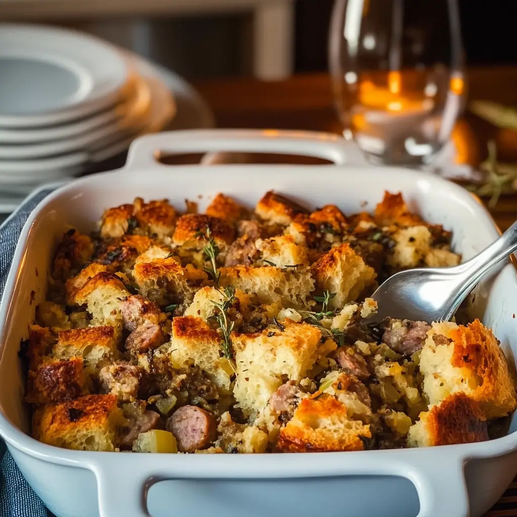 Old fashioned sausage stuffing recipe for turkey