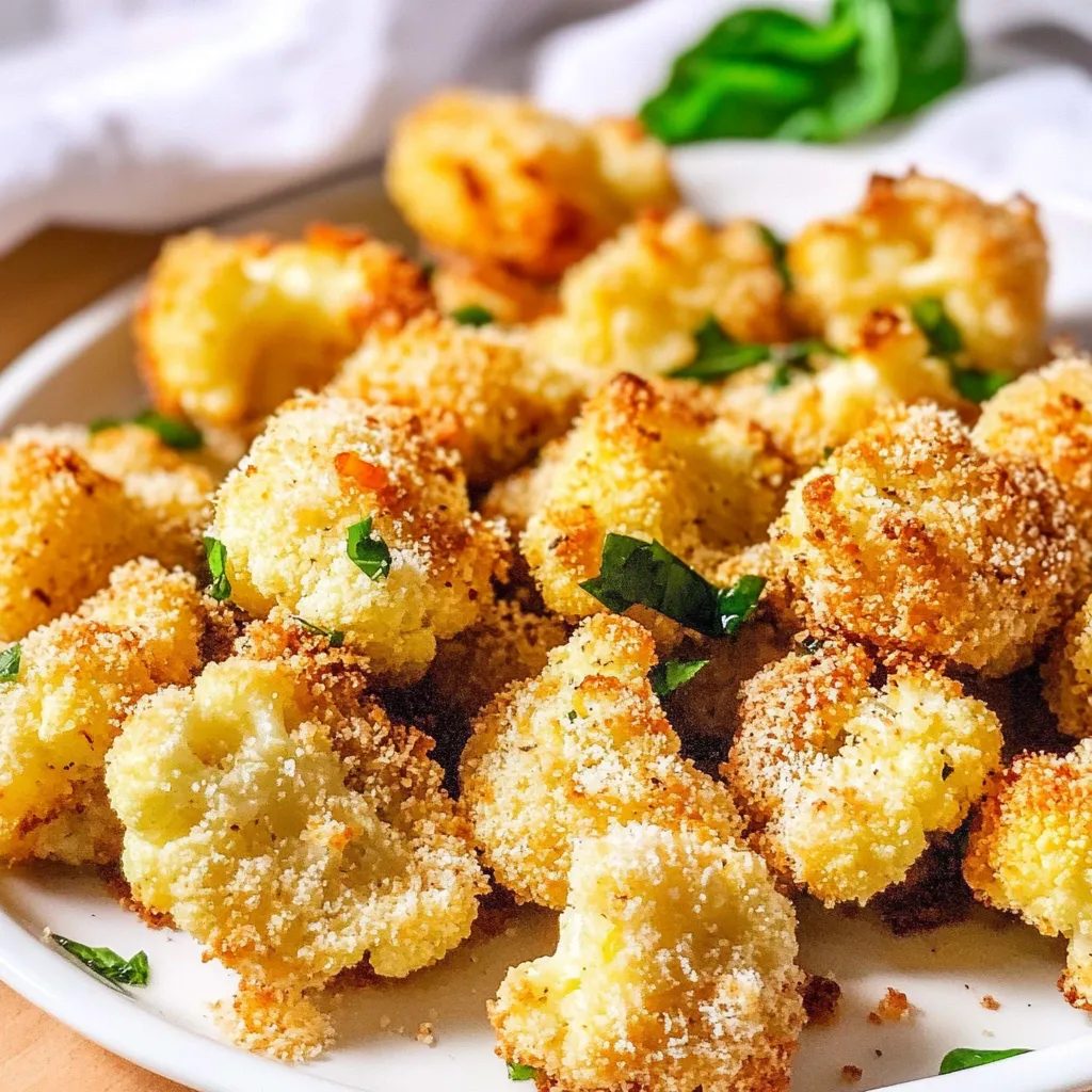 Oven-Baked Parmesan Cauliflower Bites