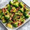 Pan-Fried Garlic Bacon Broccoli