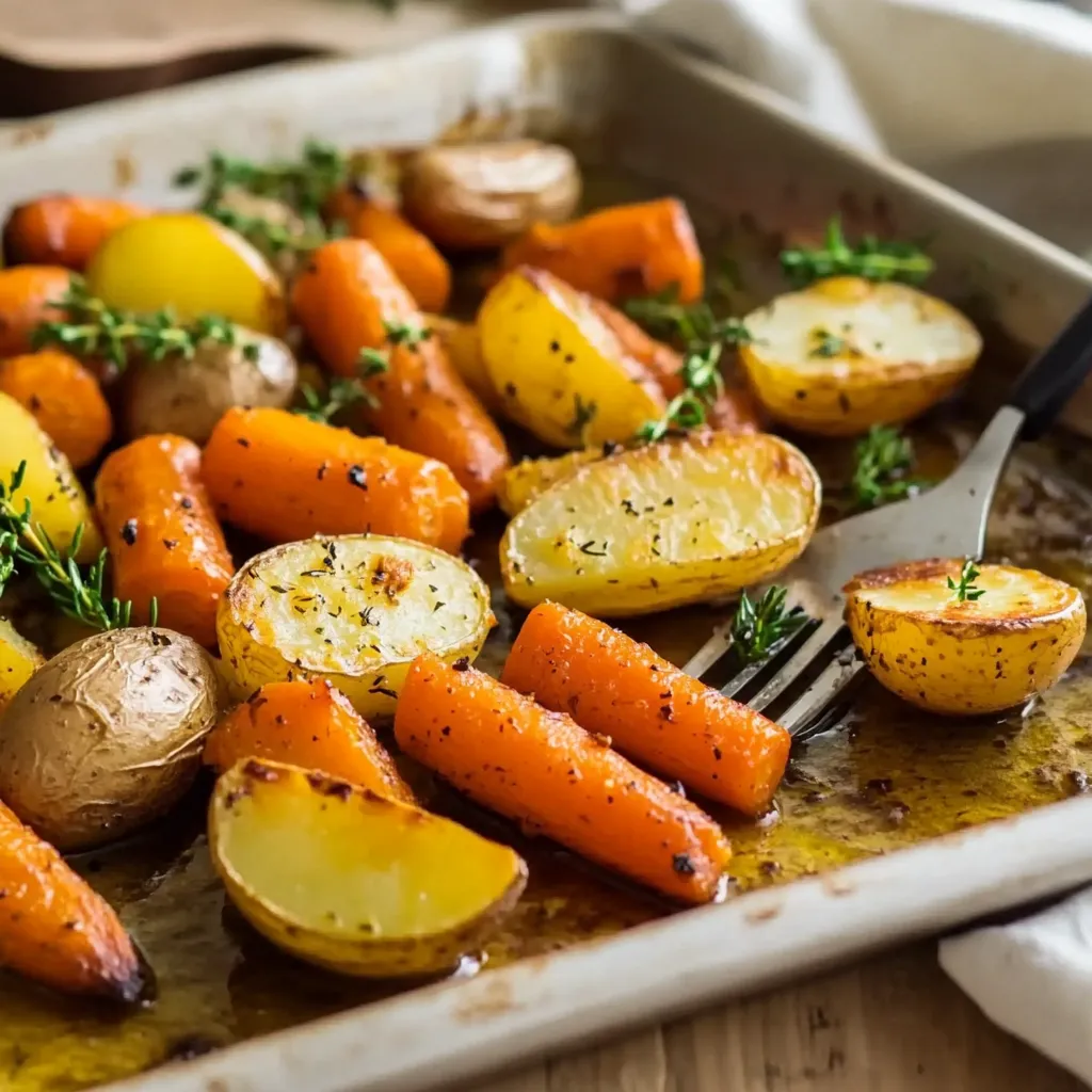 Roasted Carrots and Sweet Potatoes Oven