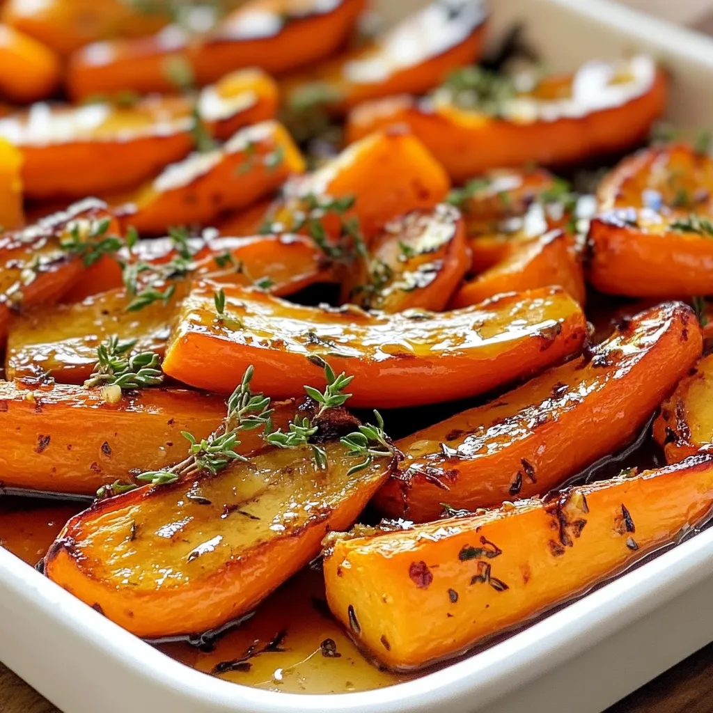 Roasted Carrots with Honey Garlic and Butter