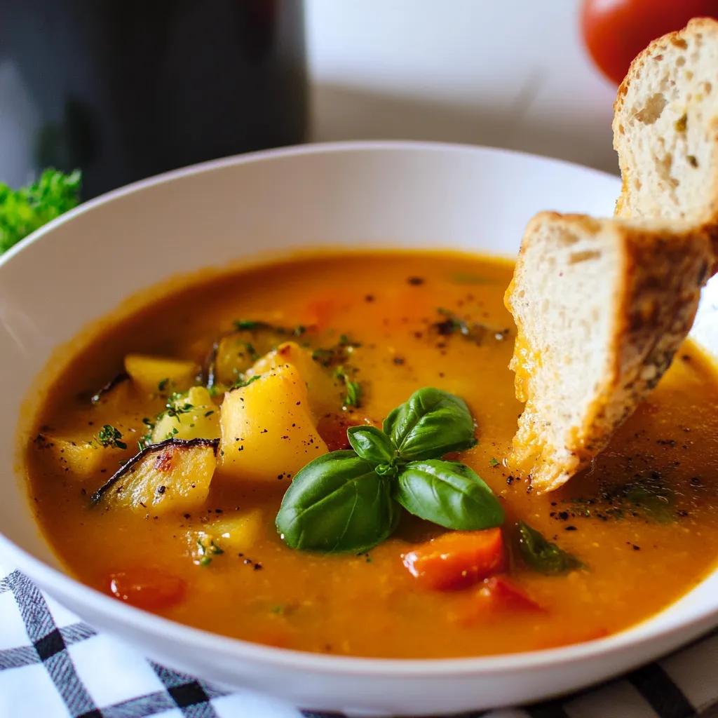 Roasted Winter Vegetable Soup
