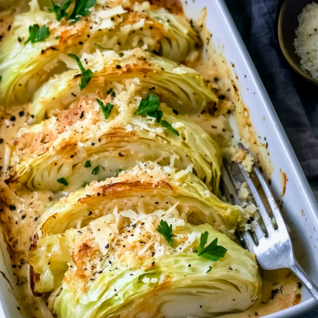 Roasted cabbage wedges Ottolenghi