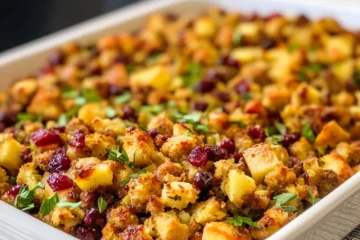 Sausage Apple Cranberry Stuffing