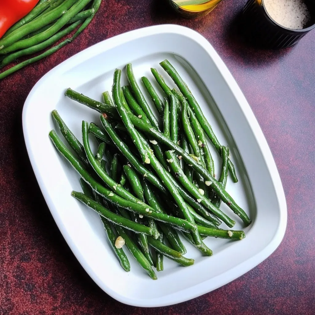 Sauteed Garlic Butter Green Beans