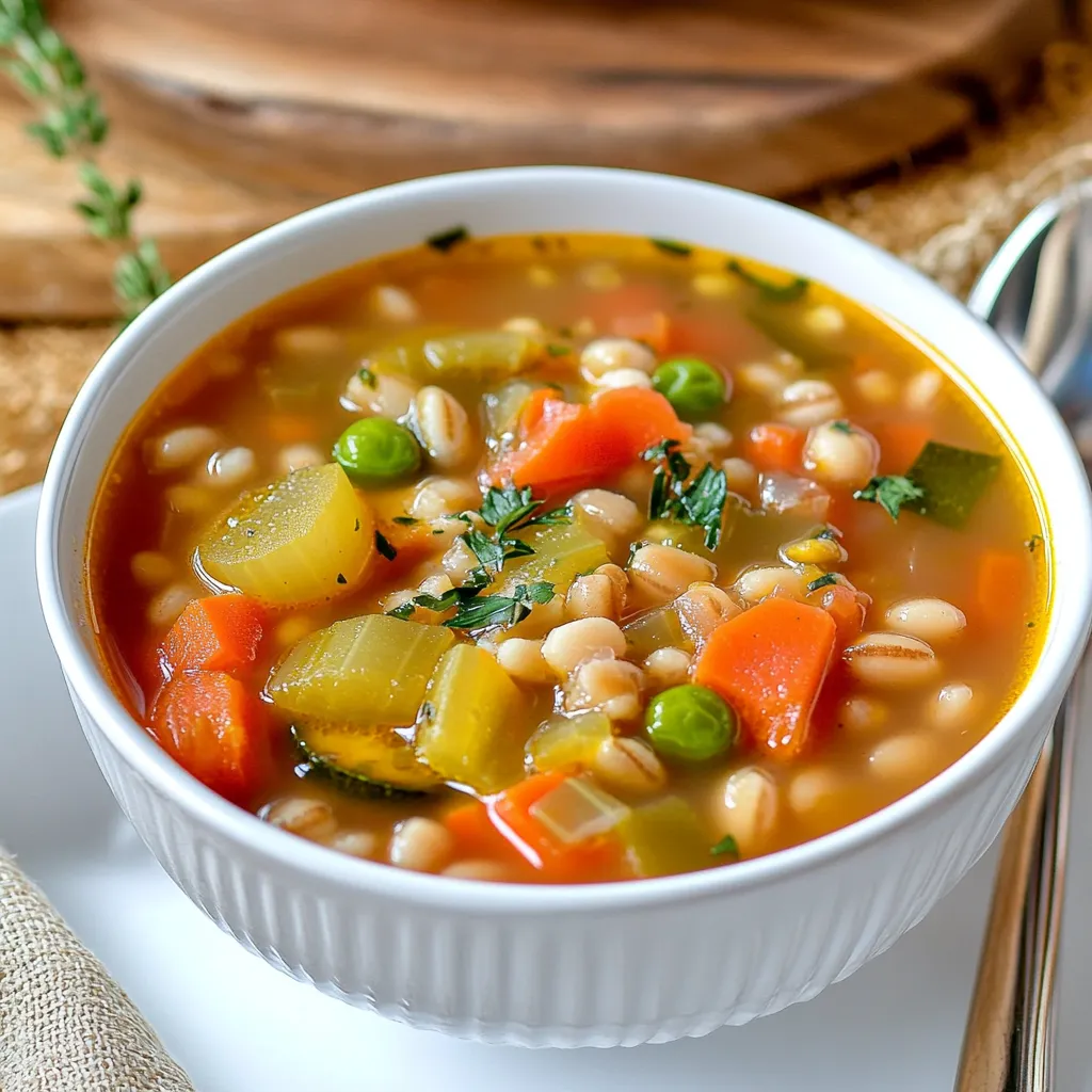Vegetable Barley Soup Recipes