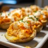 Spicy Buffalo Chicken Twice Baked Potatoes for Dinner