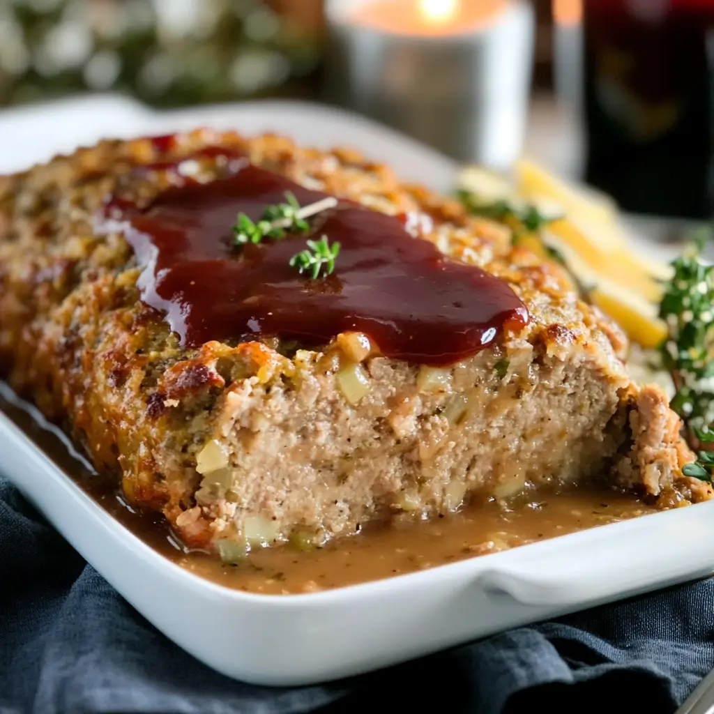 Stove Top Stuffing Turkey Meatloaf