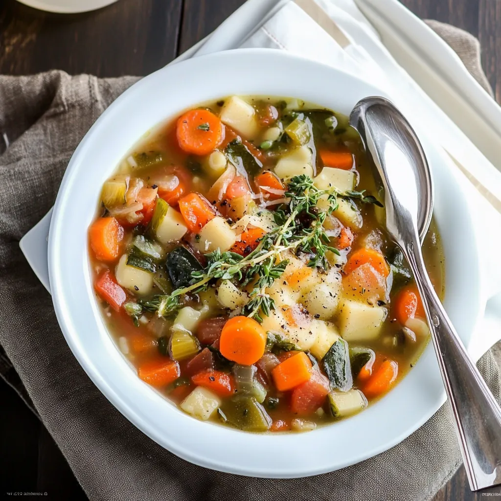 Tuscan Vegetable Bean Soup