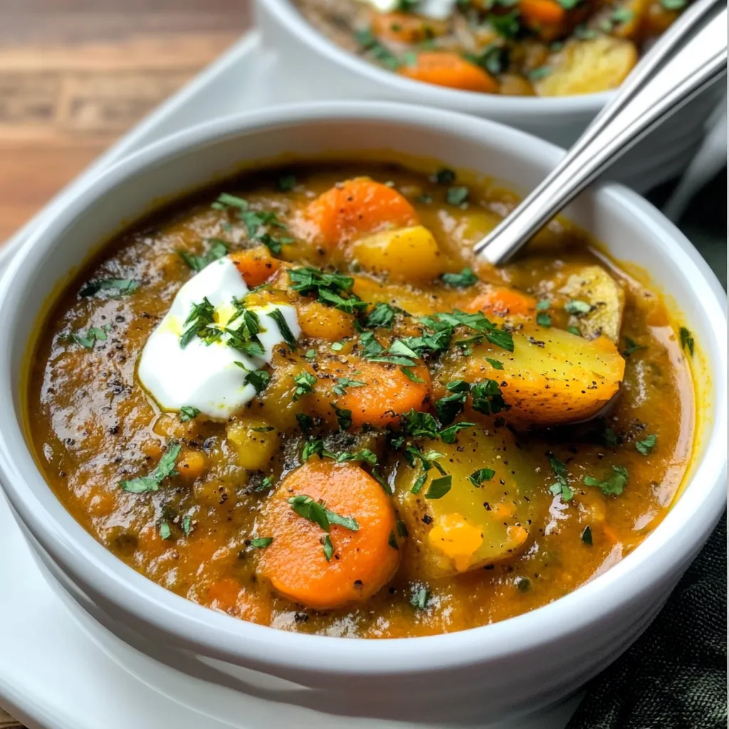 Vegan Carrot and Potato Soup