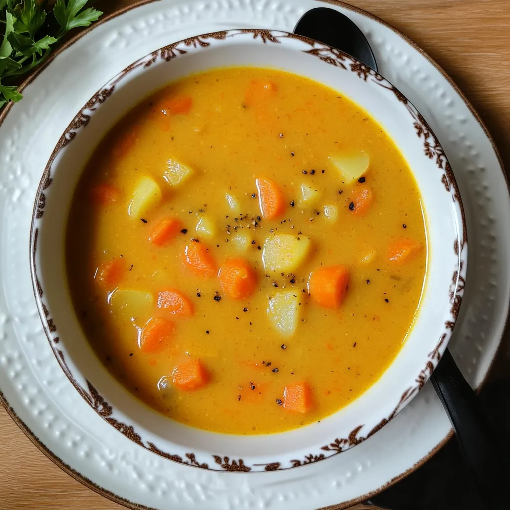 Vegan Sweet Potato Carrot Soup