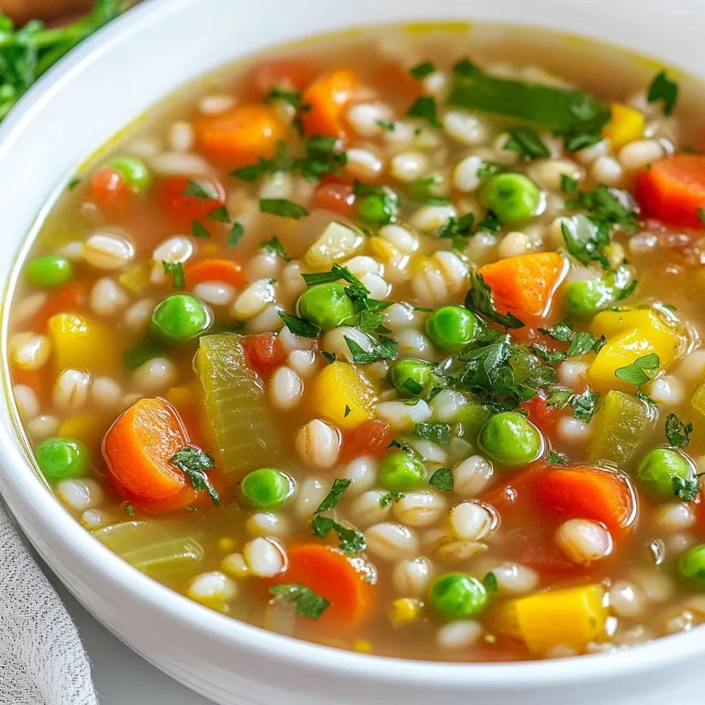 Vegetable Barley Soup Recipes
