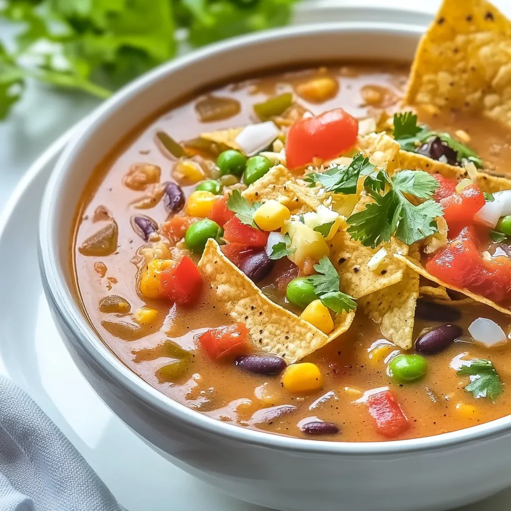 Vegetarian Tortilla Soup Recipe Crockpot