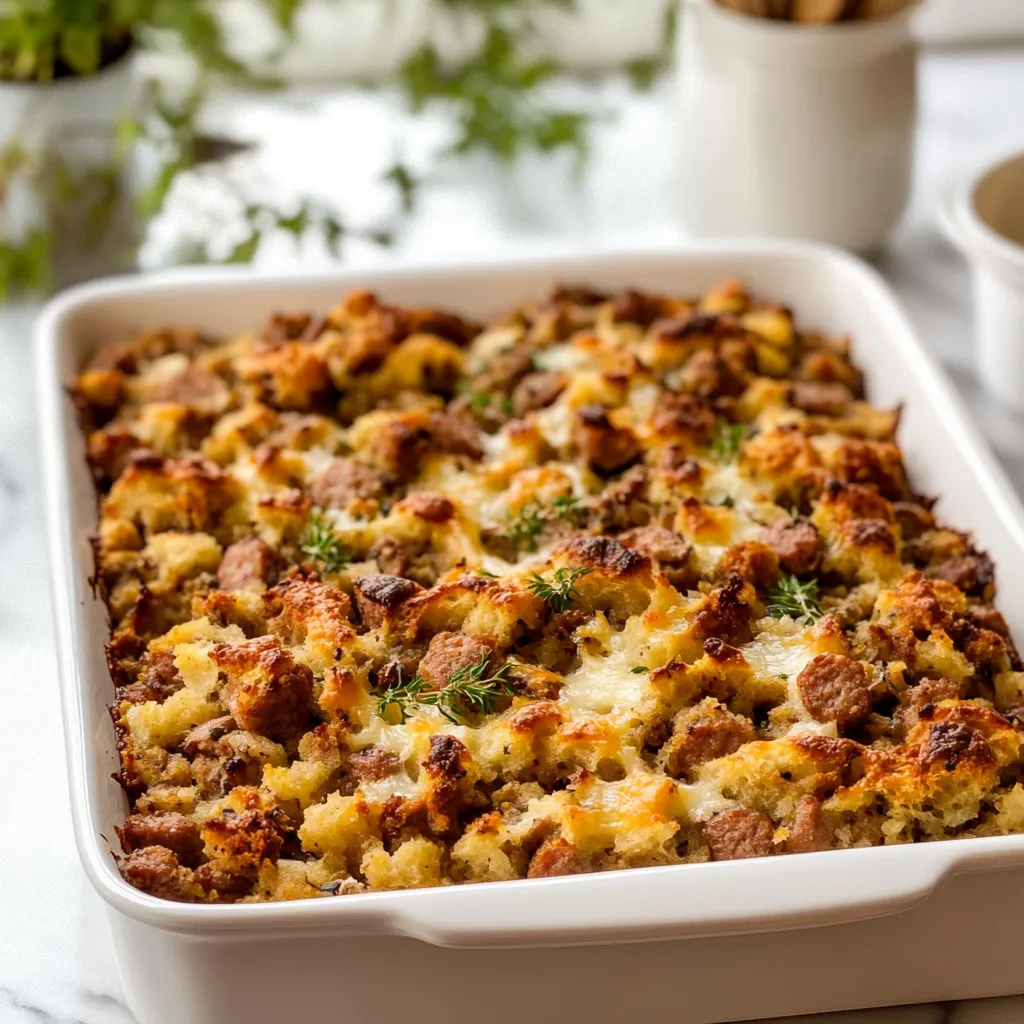Apple Sausage Stuffing Recipe