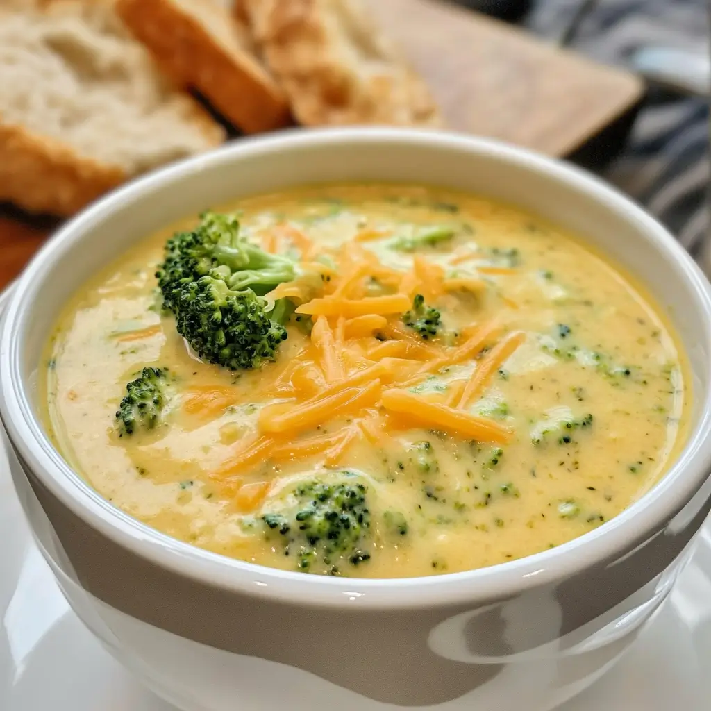 broccoli cheddar soup crock pot