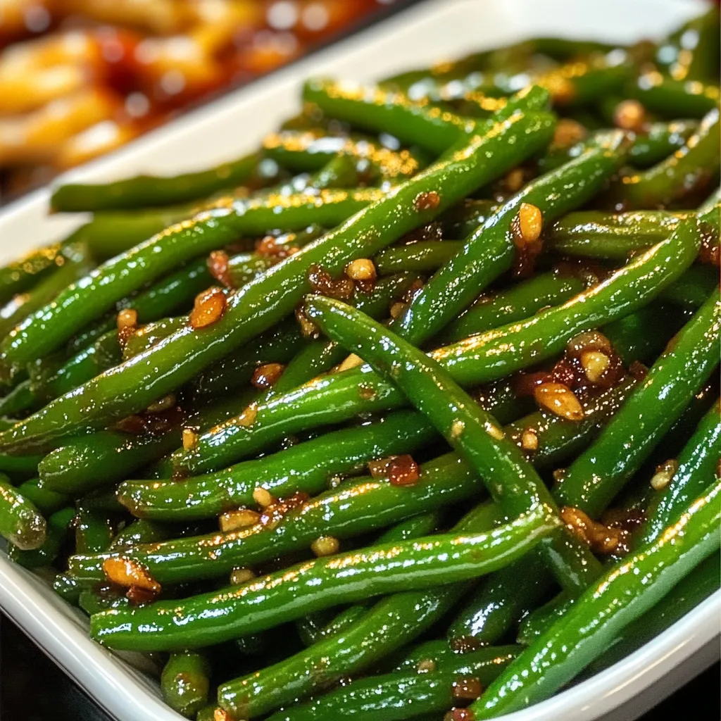 chinese buffet green beans recipe