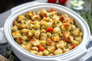 cooking turkey breast in crockpot with stuffing