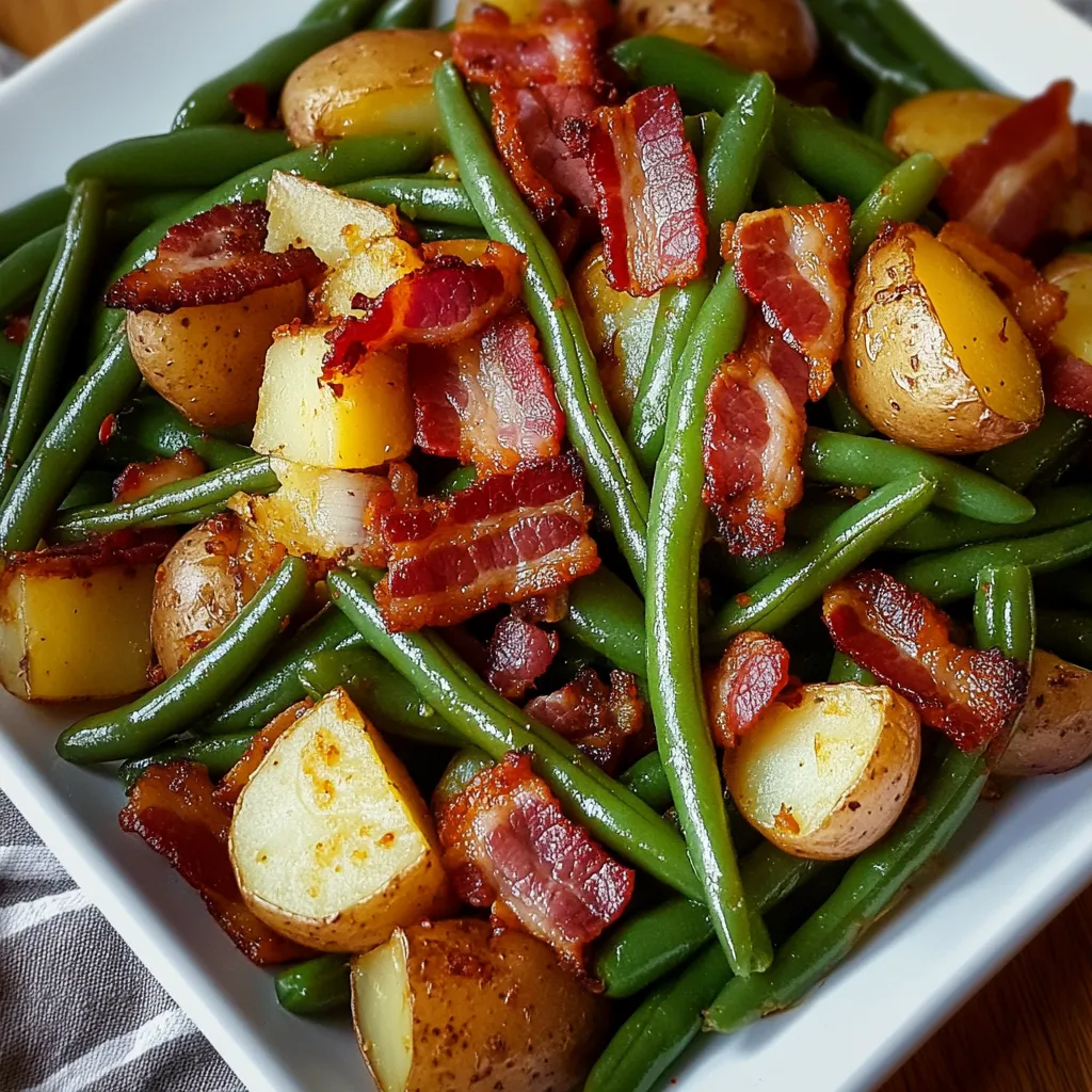 country ranch green beans potatoes with bacon