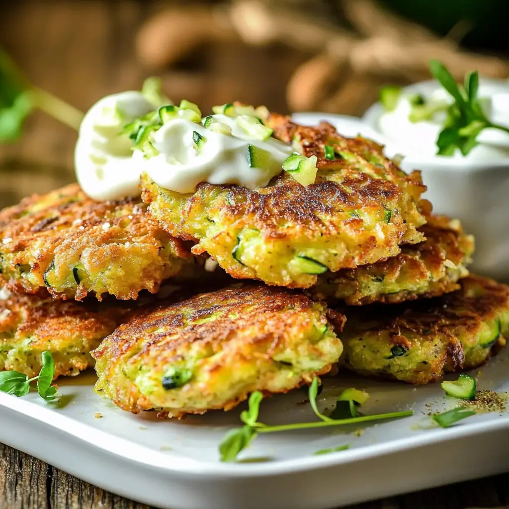 crispy zucchini corn fritters