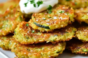 crispy zucchini fritters with panko
