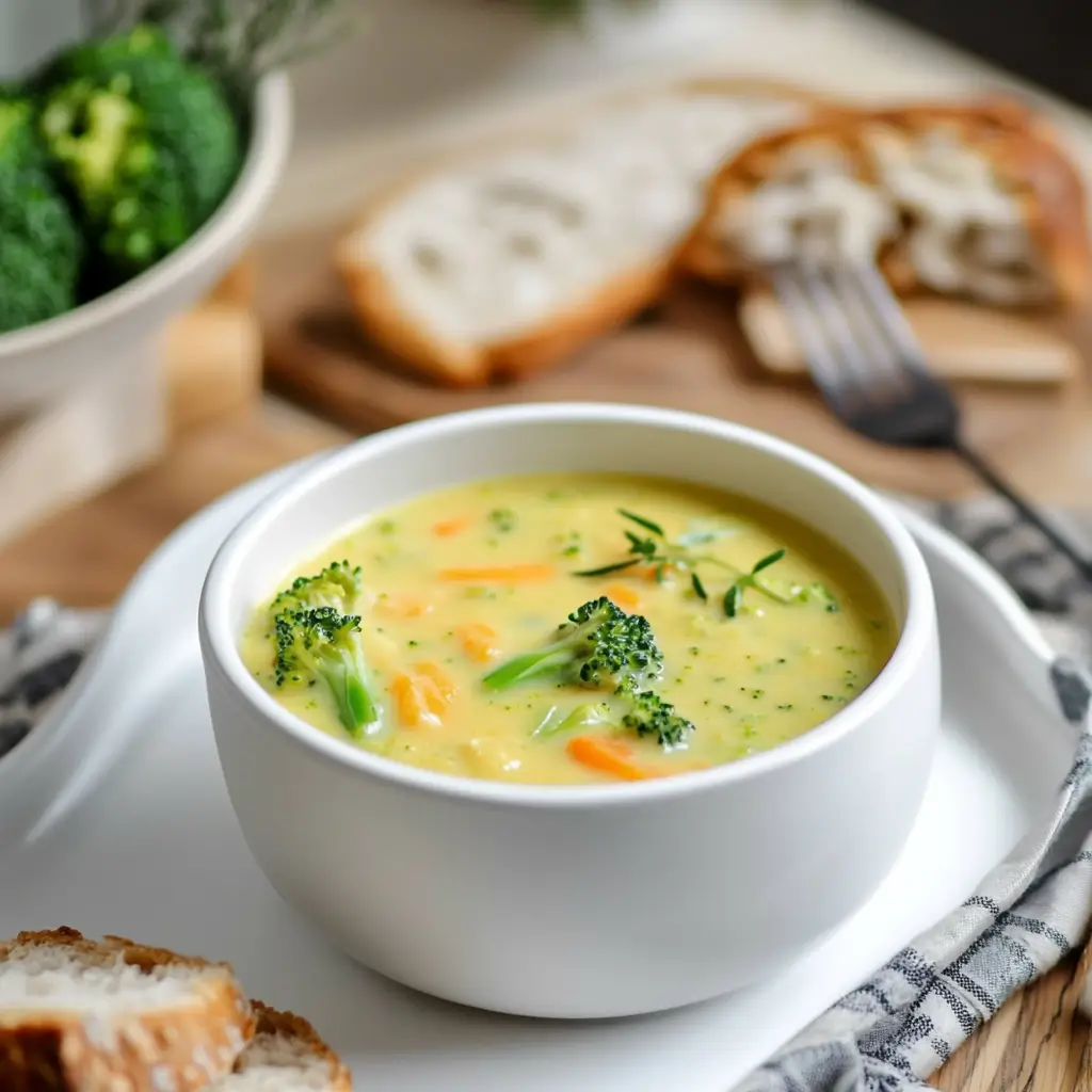 crockpot broccoli cheddar soup