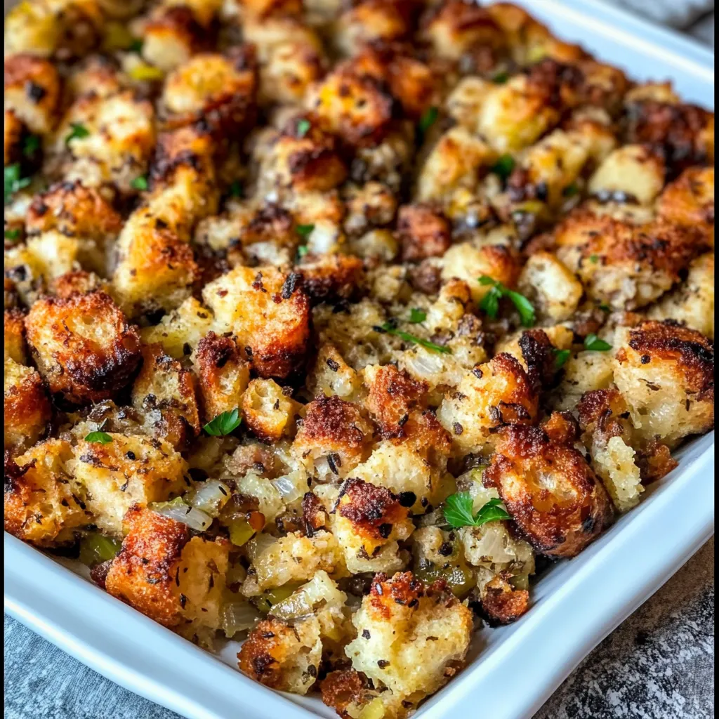 easy stuffing recipe - best holiday stuffing