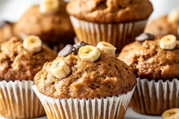gluten free peanut butter banana muffins