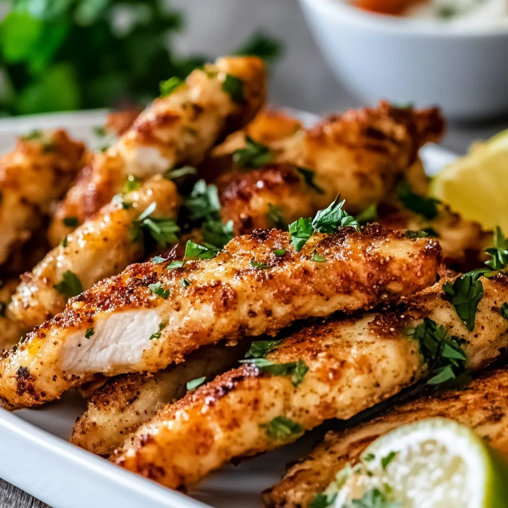 greek yogurt marinated chicken tenders
