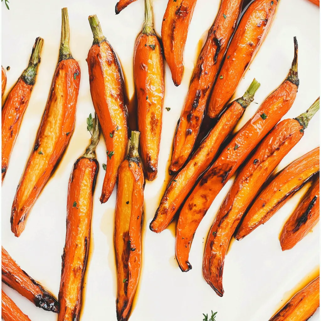 honey balsamic roasted carrots oven