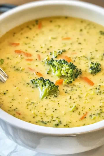 instant pot broccoli cheddar soup