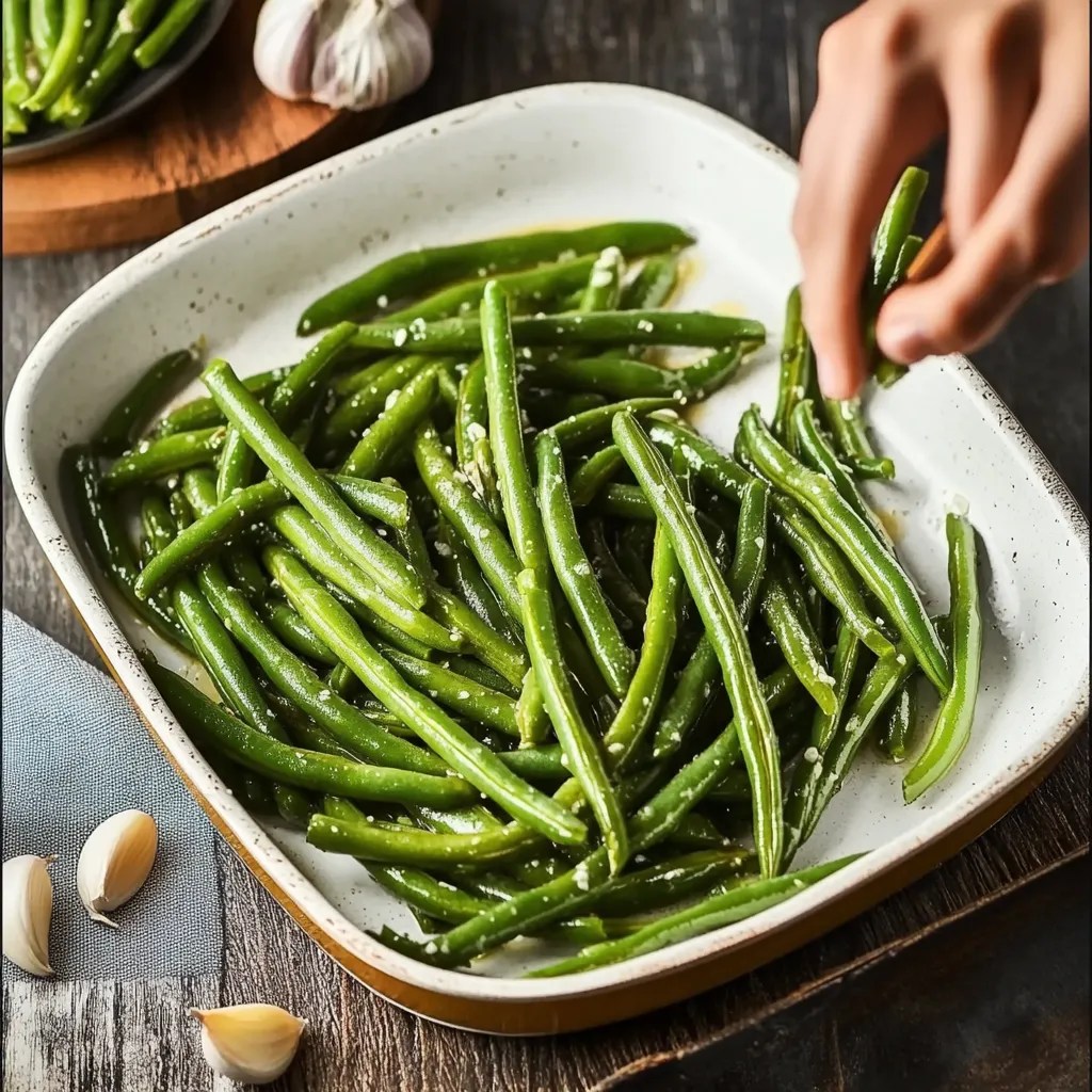 sauteed green beans with garlic butter