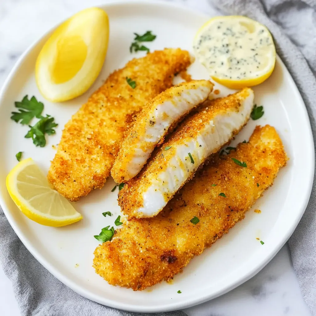 Air Fryer Breaded Fish Fillets