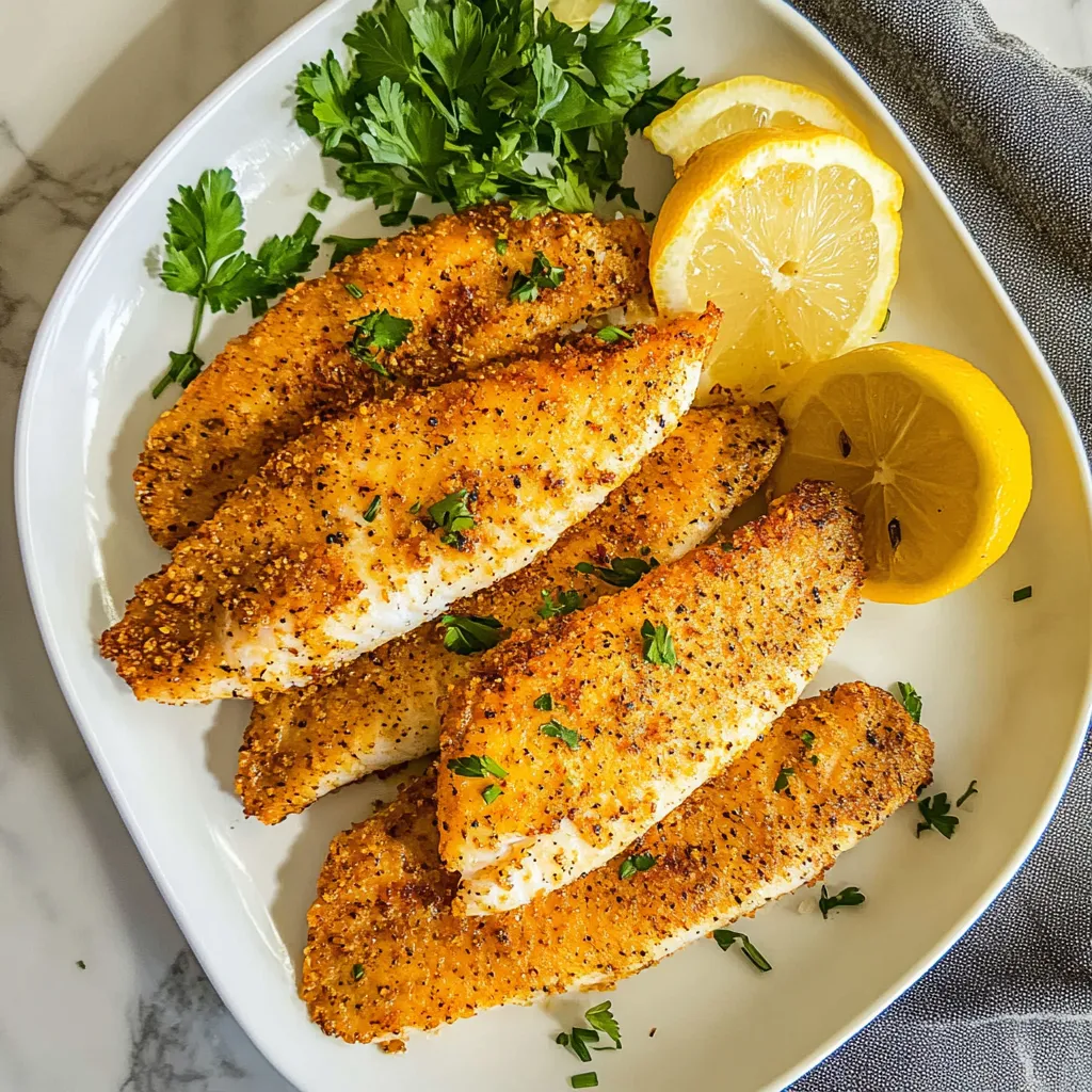 Air Fryer Tilapia Lemon Pepper