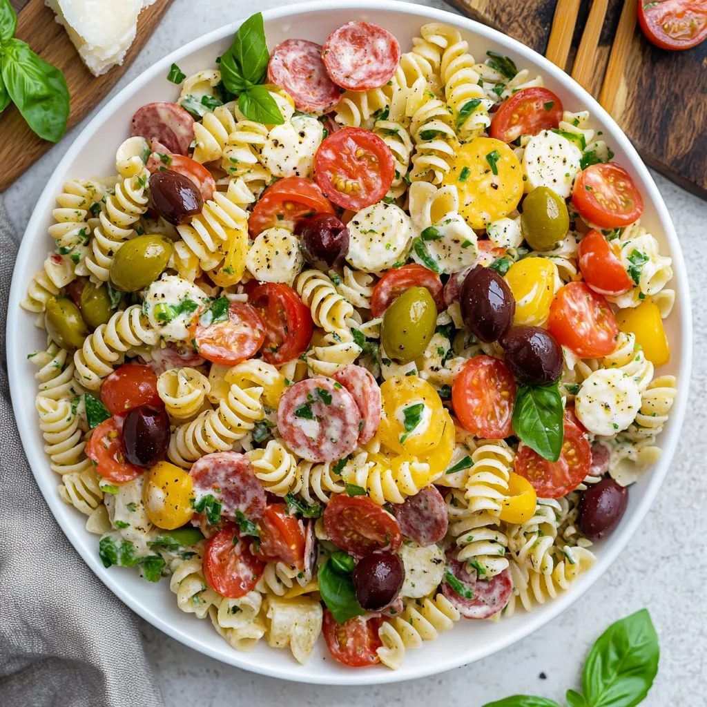 Antipasto Pasta Salad Ingredients