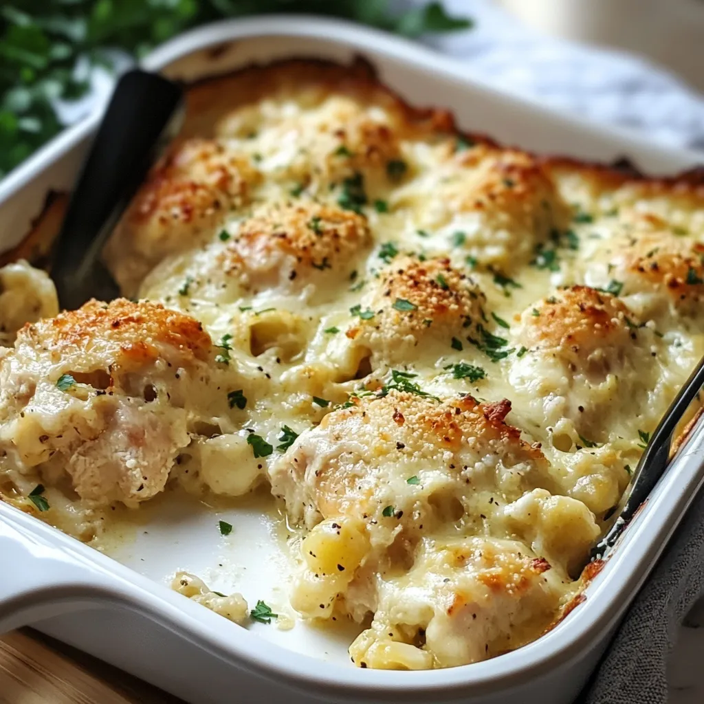 Baked Chicken in Garlic Parmesan Sauce