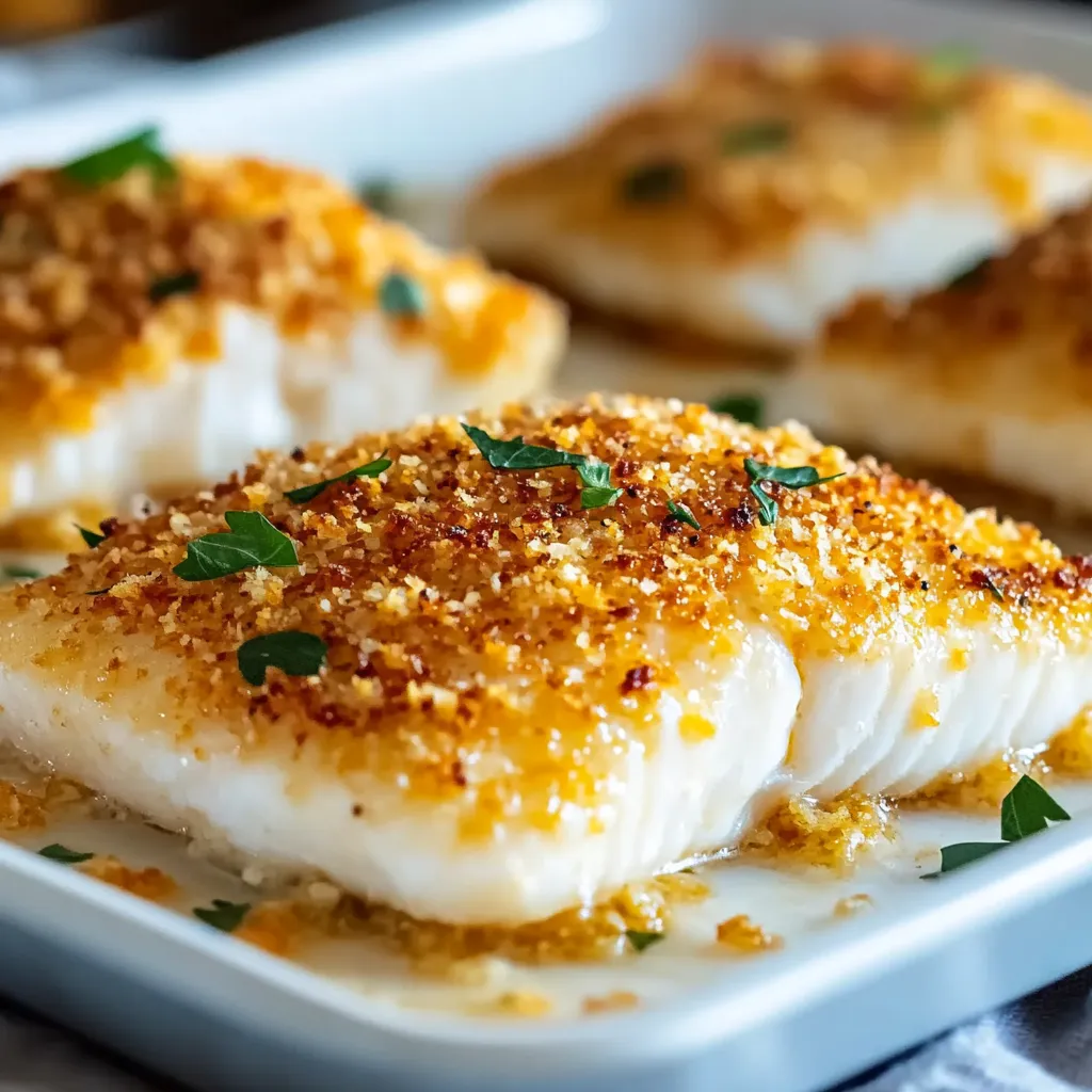 Mayonnaise and Panko Crusted Baked Fish Recipe