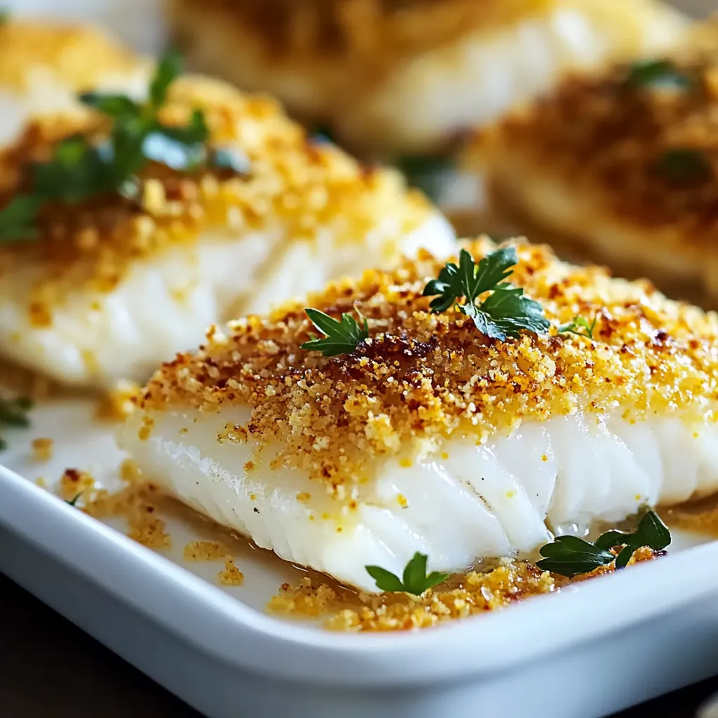Mayonnaise and Panko Crusted Baked Fish Recipe