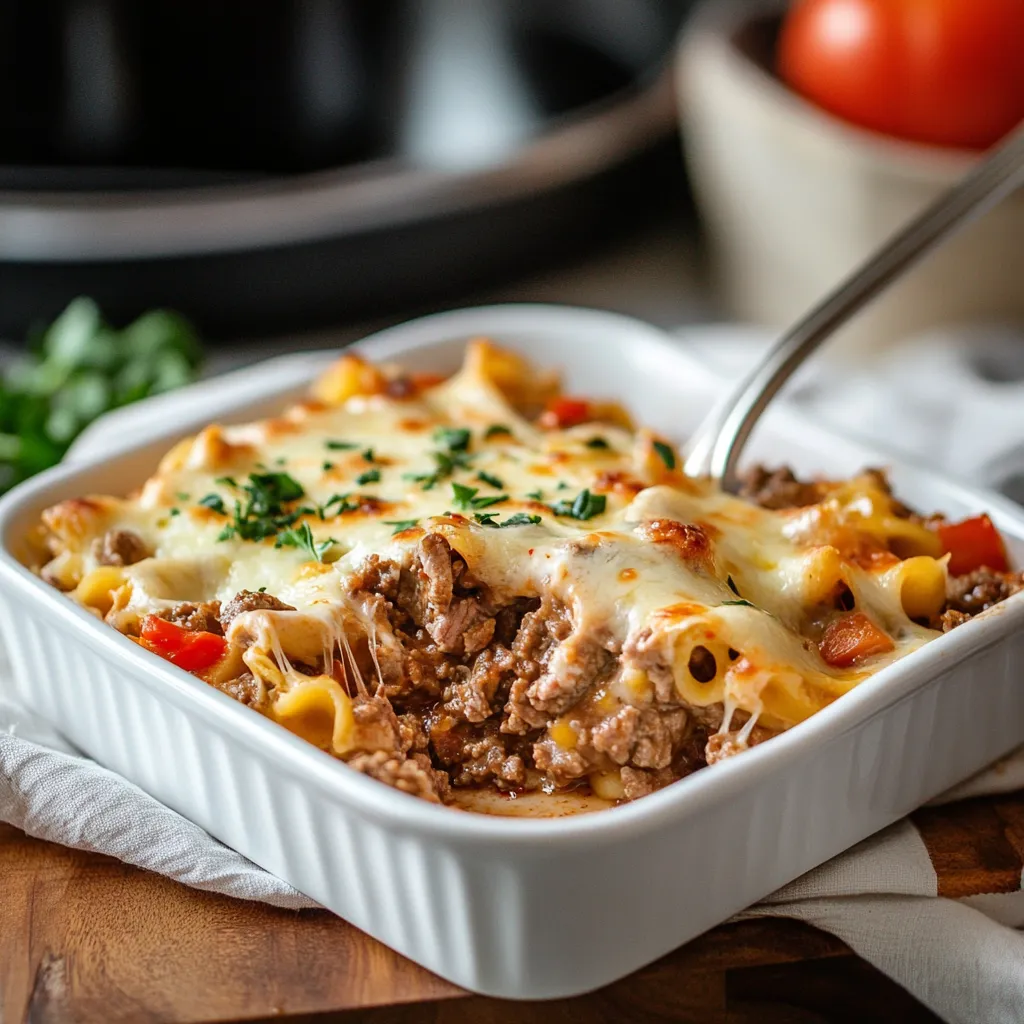 Beef Lombardi Casserole Became