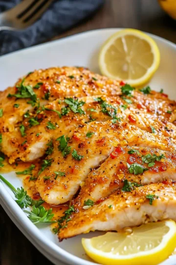 Spicy Baked Basa Recipe With Lemon