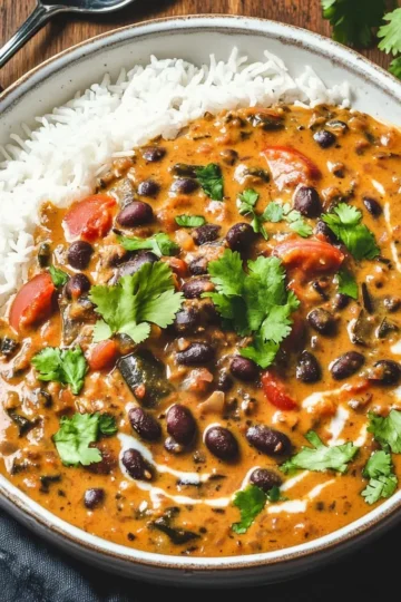 Creamy Black Bean Curry