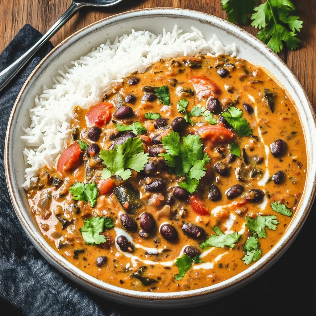 Creamy Black Bean Curry